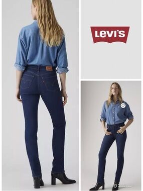 Levi's Women’s 505 Straight Jeans — Deep Indigo